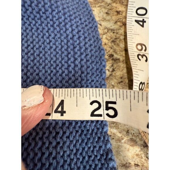 Tommy Bahama Blue V Neck Long Sleeve Sweater - Picture 7 of 10